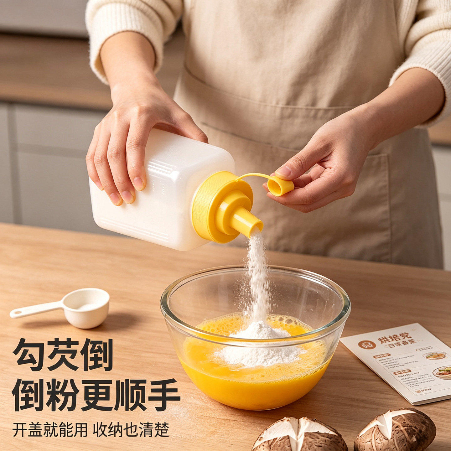大口径挤酱瓶淀粉白糖食品罐
