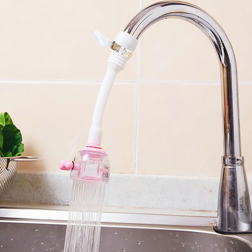 防溅水龙头嘴过滤器可旋转喷洒
