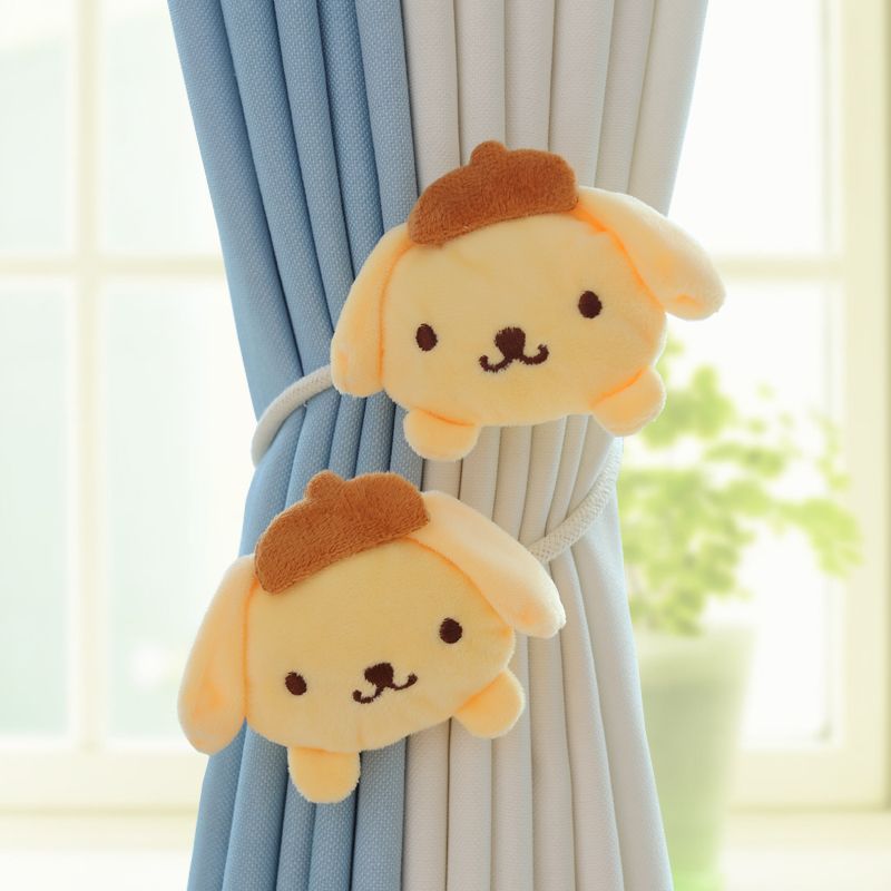 公主风窗帘扣可爱公仔配饰