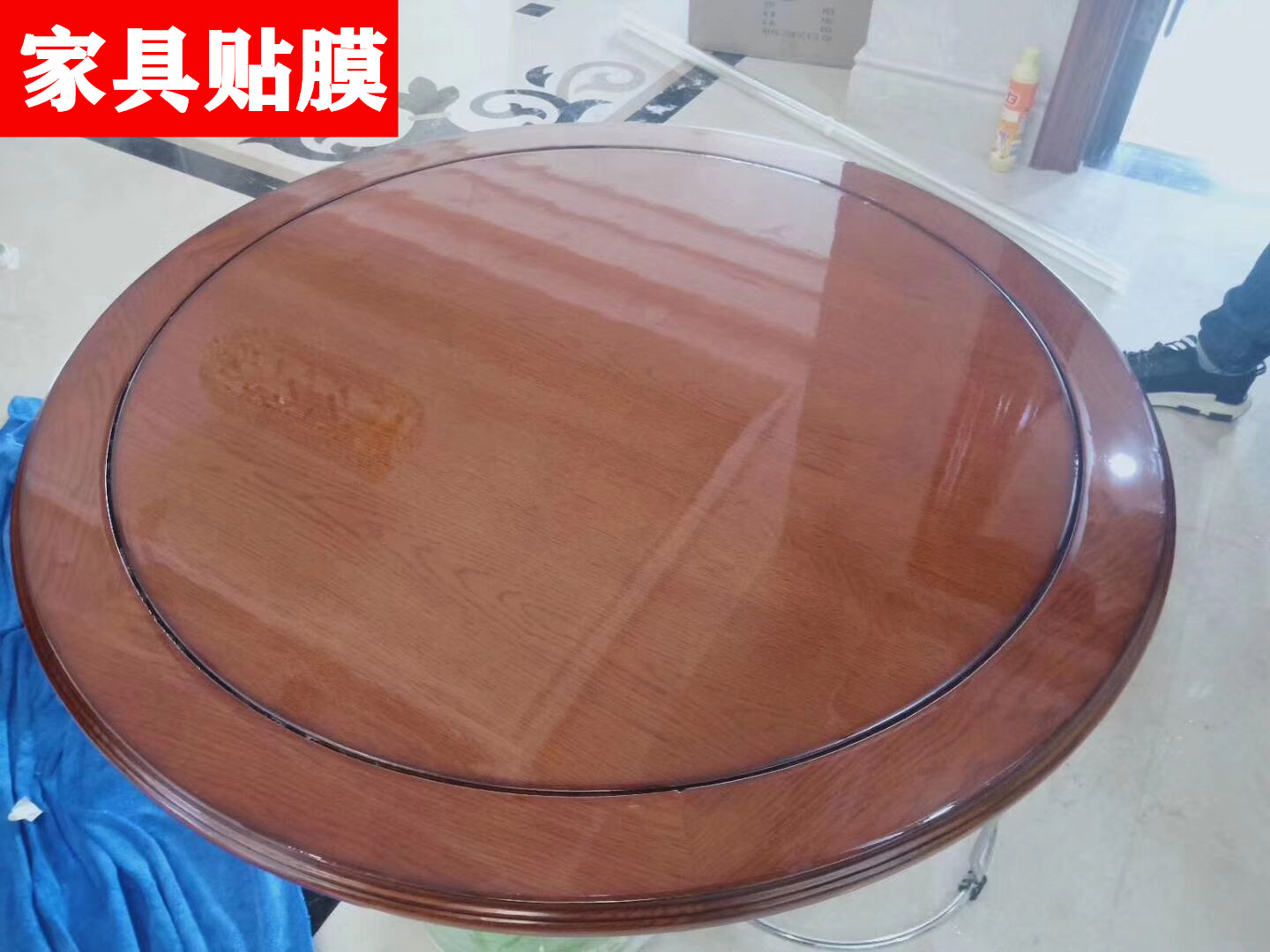 家具实木餐桌贴膜防油耐高温茶几玻璃贴防爆保护桌面刮伤自粘贴膜在类目 家居饰品, 贴饰, 瓷砖/玻璃贴中 - 来自Buy2taobao.com提供专业的淘宝代购服务