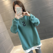 上衣服 百搭ins潮流bf初秋洋气外套时尚 卫衣女装 慵懒风2019年新款