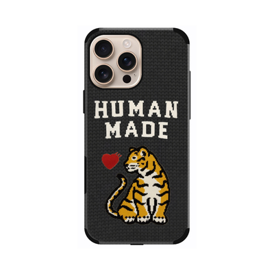human made老虎灰适用于iPhone17promax苹果16promax仿布15pro手机壳xsmax潮牌8plus/14/13/11/XR