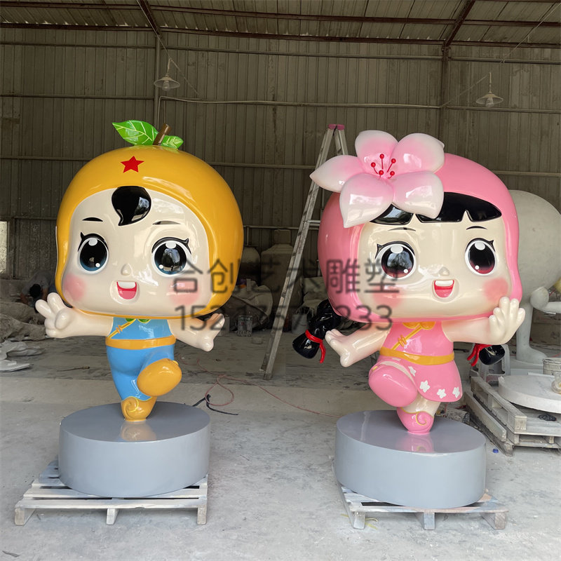 水果卡通江西脐橙人物IP公仔
