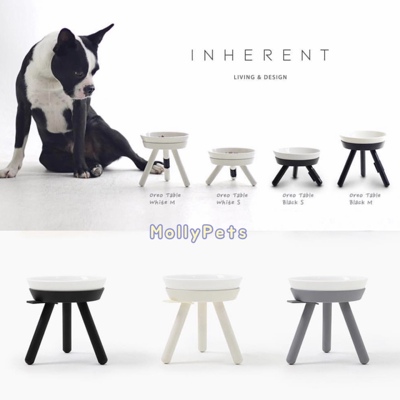 inherent奥利奥平底宠物陶瓷碗