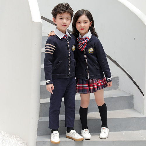 小学生春秋英伦冬季幼儿园园服