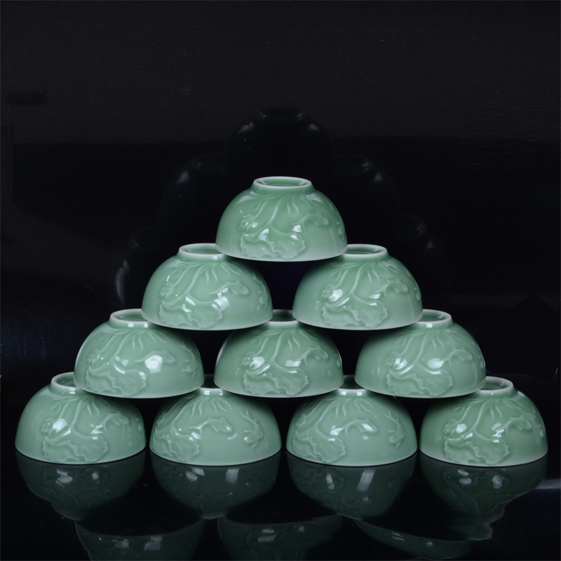 陶瓷中式风餐具礼盒套装米饭碗