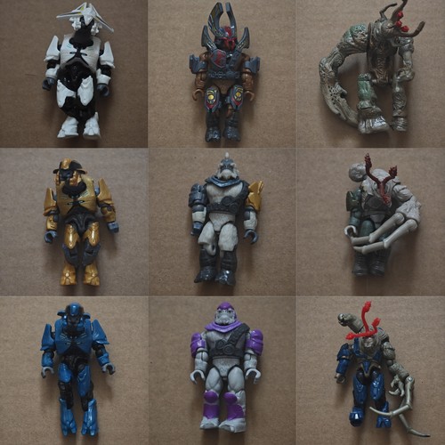 Mega halo光环散货人仔0322odst陆战队鬼面兽洪魔精英咕噜