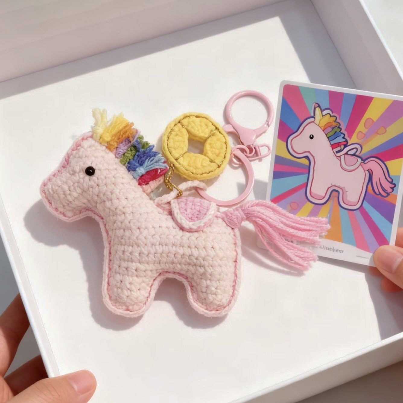 成品小马铜钱挂件毛线手工材料包钩针diy马上有钱送朋友新年礼物,服饰配件/皮带/帽子/围巾,DIY编织材料包,淘宝优惠券,粉丝福利购,淘宝优惠卷