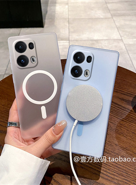 透白色冰雾磁吸硬壳适用Realme真我Neo7手机壳GT6磨砂GT7pro全包镜头GT5PRO精孔防指纹防摔防滑新款上市简约1