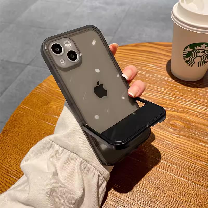 自带一体式隐形折叠支架K12X适用OPPOA2m壳A1Pro全包A3活力版A3pro透明K11男女FindX7情侣款X6黑白色X5/X3Pro