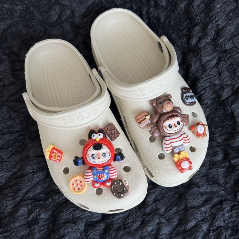 网红爆款洞洞鞋可爱拉布布配饰适配鞋扣卡通食玩立体鞋花diy装饰,服饰配件/皮带/帽子/围巾,鞋扣,淘宝优惠券,粉丝福利购,淘宝优惠卷