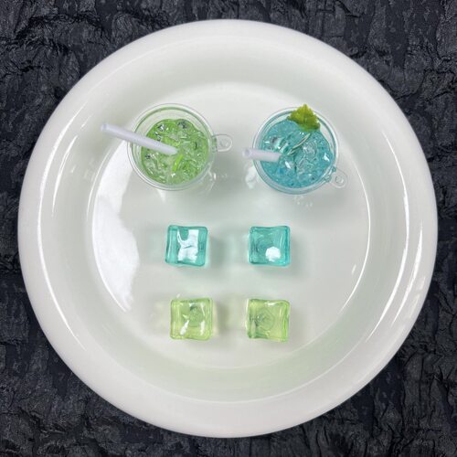 大冰桶饮料瓶冰块鞋花鞋配饰