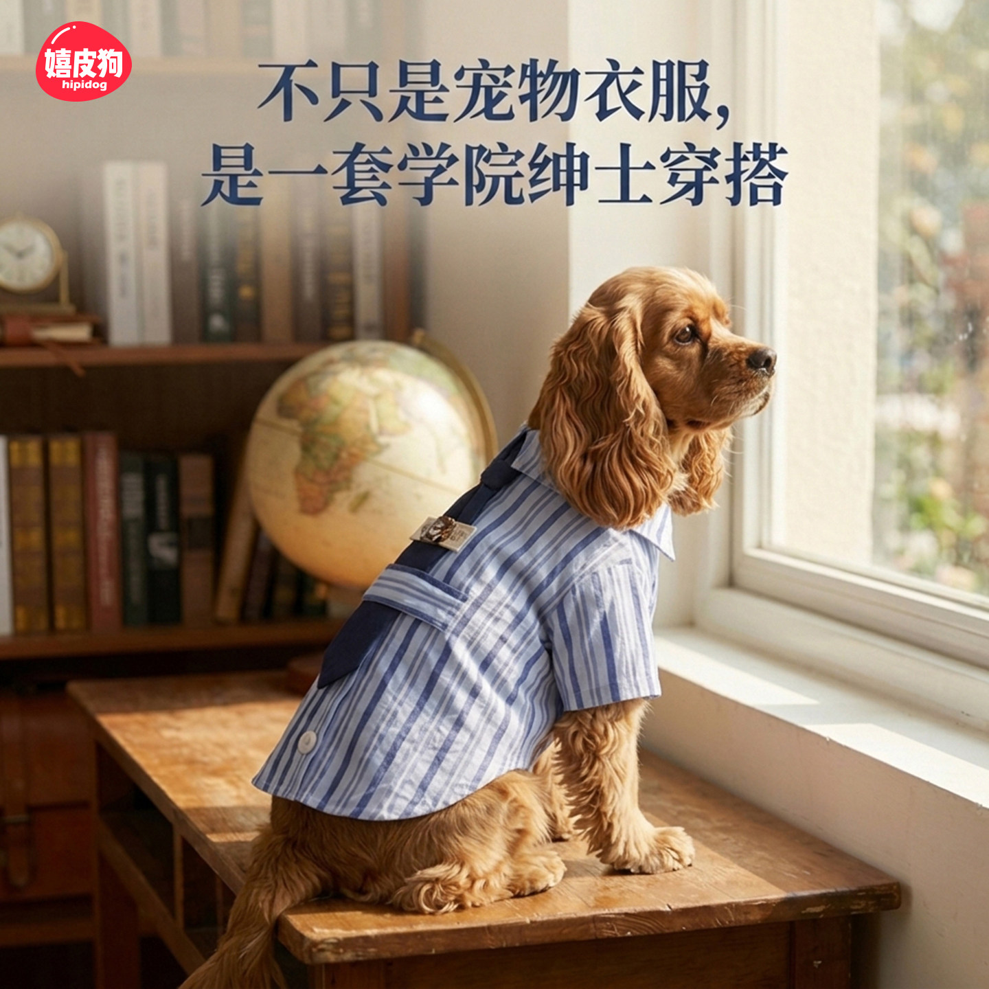 嬉皮狗小狗狗衣服2026新款春装泰迪比熊雪纳瑞宠物猫夏季绅士衬衫