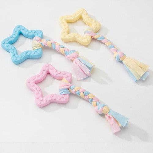 狗狗磨牙耐咬玩具马卡龙洁齿
