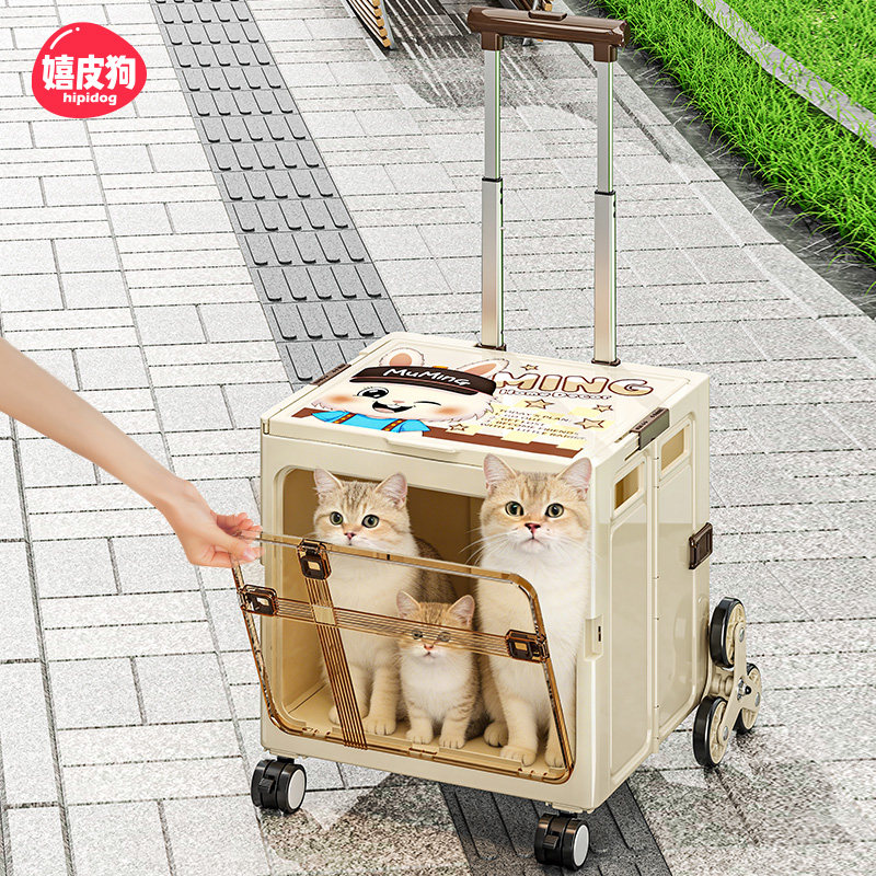 猫包外出便携猫咪狗宠物外出包拉杆箱大容量折叠行李箱航空箱猫笼,宠物/宠物食品及用品,背包/箱包,淘宝优惠券,粉丝福利购,淘宝优惠卷