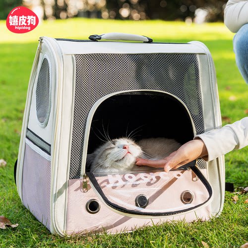 双肩猫包便携外出宠物背包大容量