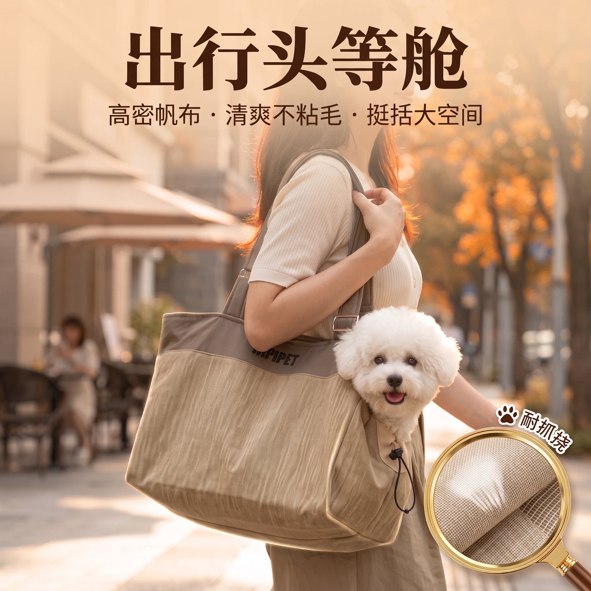 宠物包狗狗外出包外出便携托特斜挎包小狗大容量轻便出行包狗包猫图片