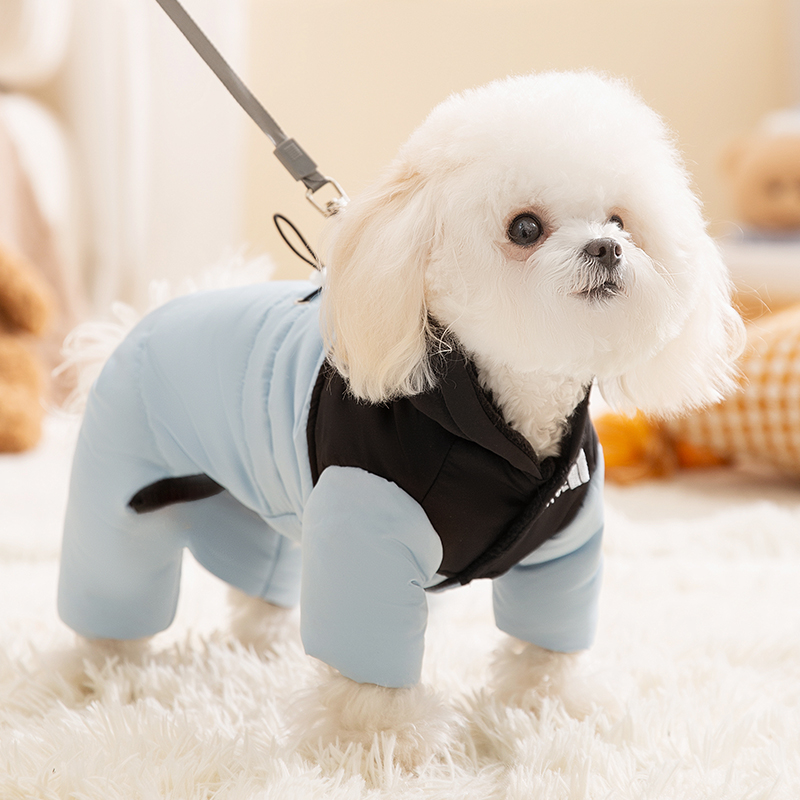 狗狗衣服2025新款冬装比熊泰迪冬天四脚棉服衣小型犬宠物棉衣狗面