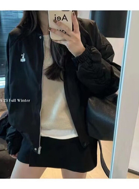 十三行高货女装SAINA FASHION春秋季新款宽松百搭休闲棒球服外套