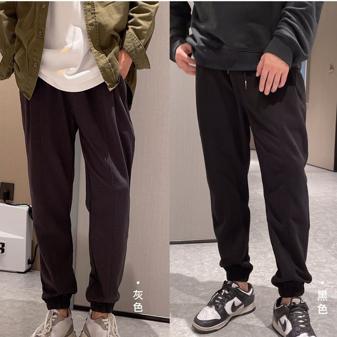 欧戴斯秋季宽松休闲裤束脚