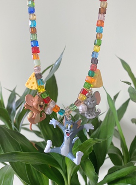 猫和老鼠项链手链娃娃可选择