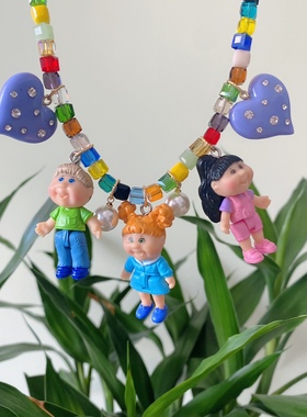 椰菜娃娃项链虞书欣杨天真宋妍霏明星同款项链环球影城迪士尼项链