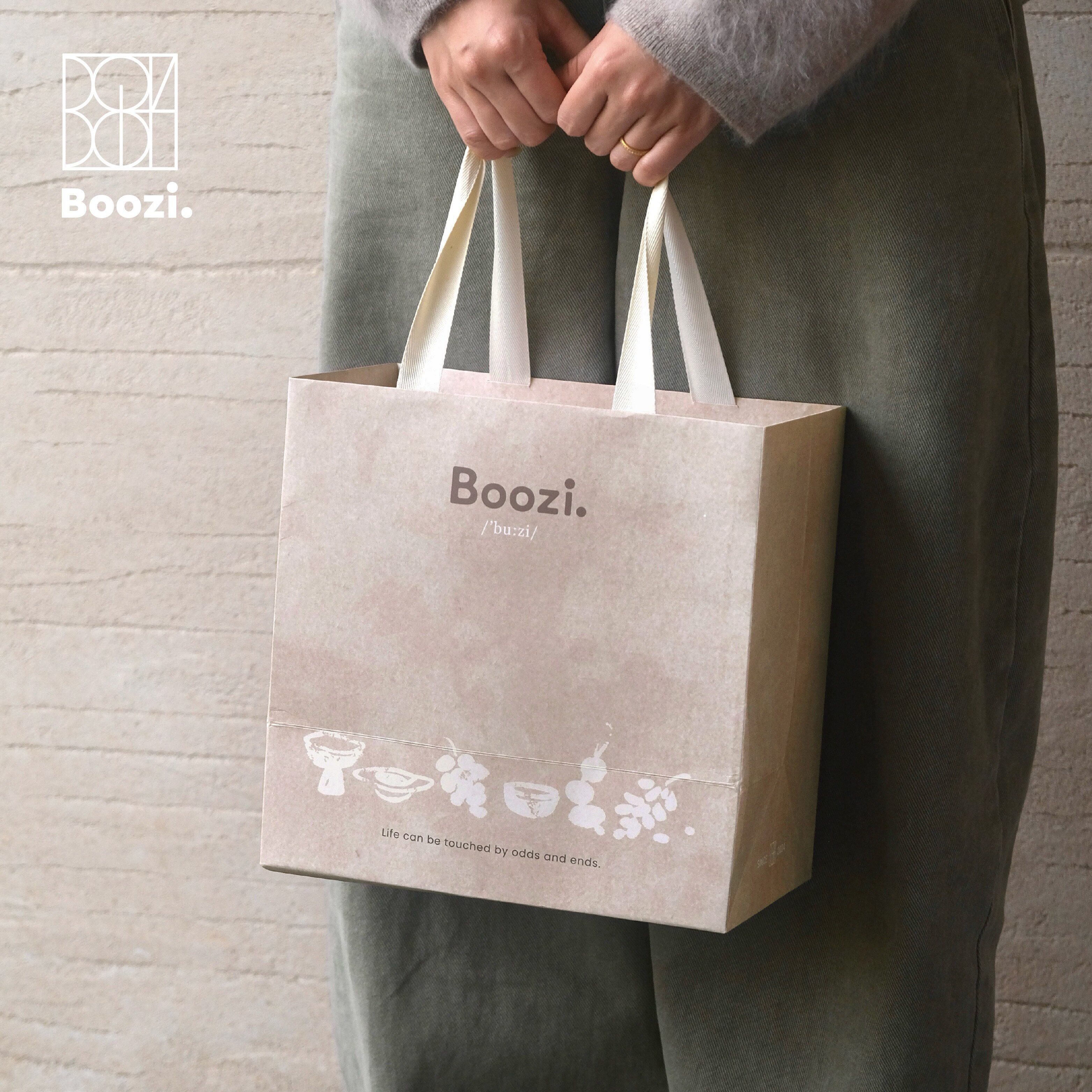 Boozi.原创设计礼品袋包装袋手提袋节日购物袋伴手礼
