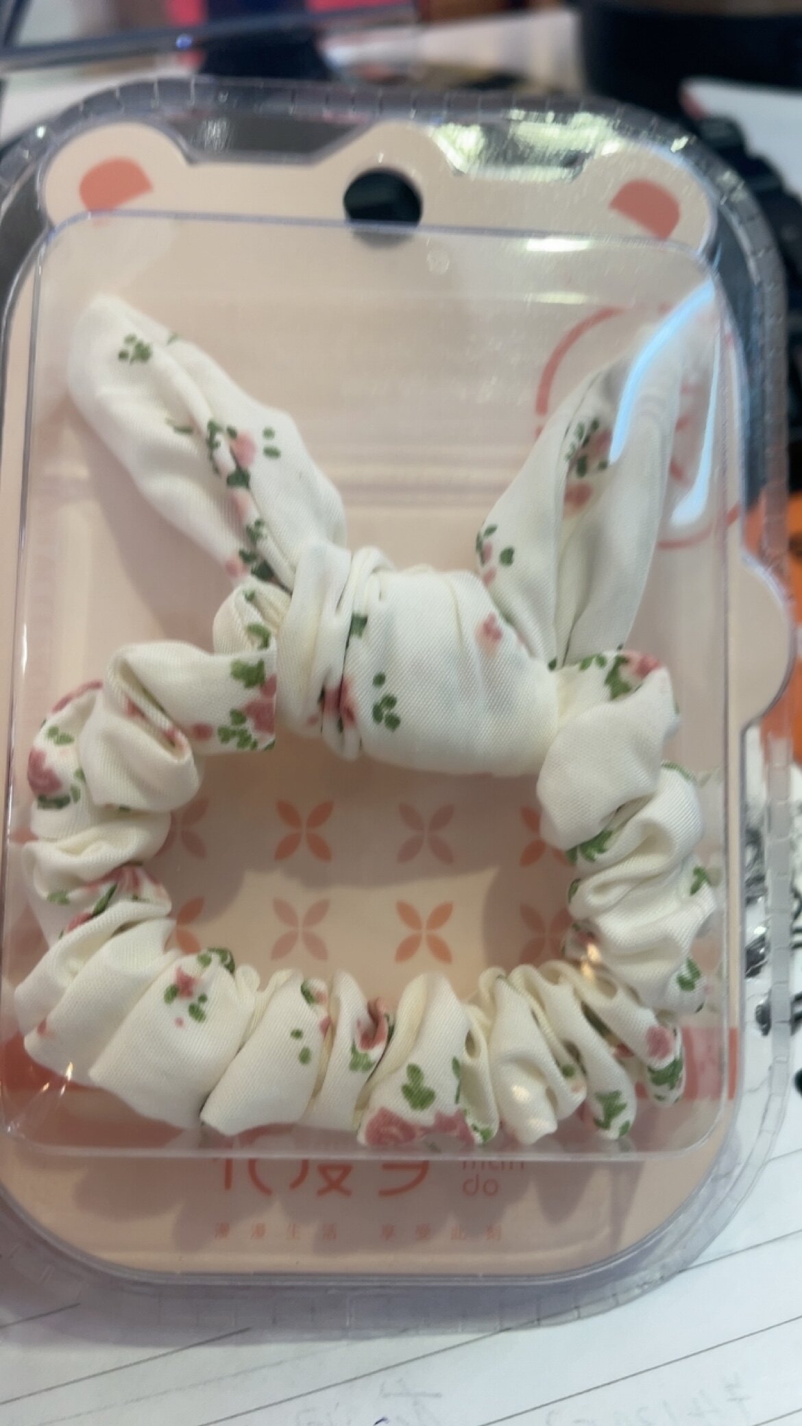 花漫多0505格子或者碎花发饰发绳发筋颜色随机