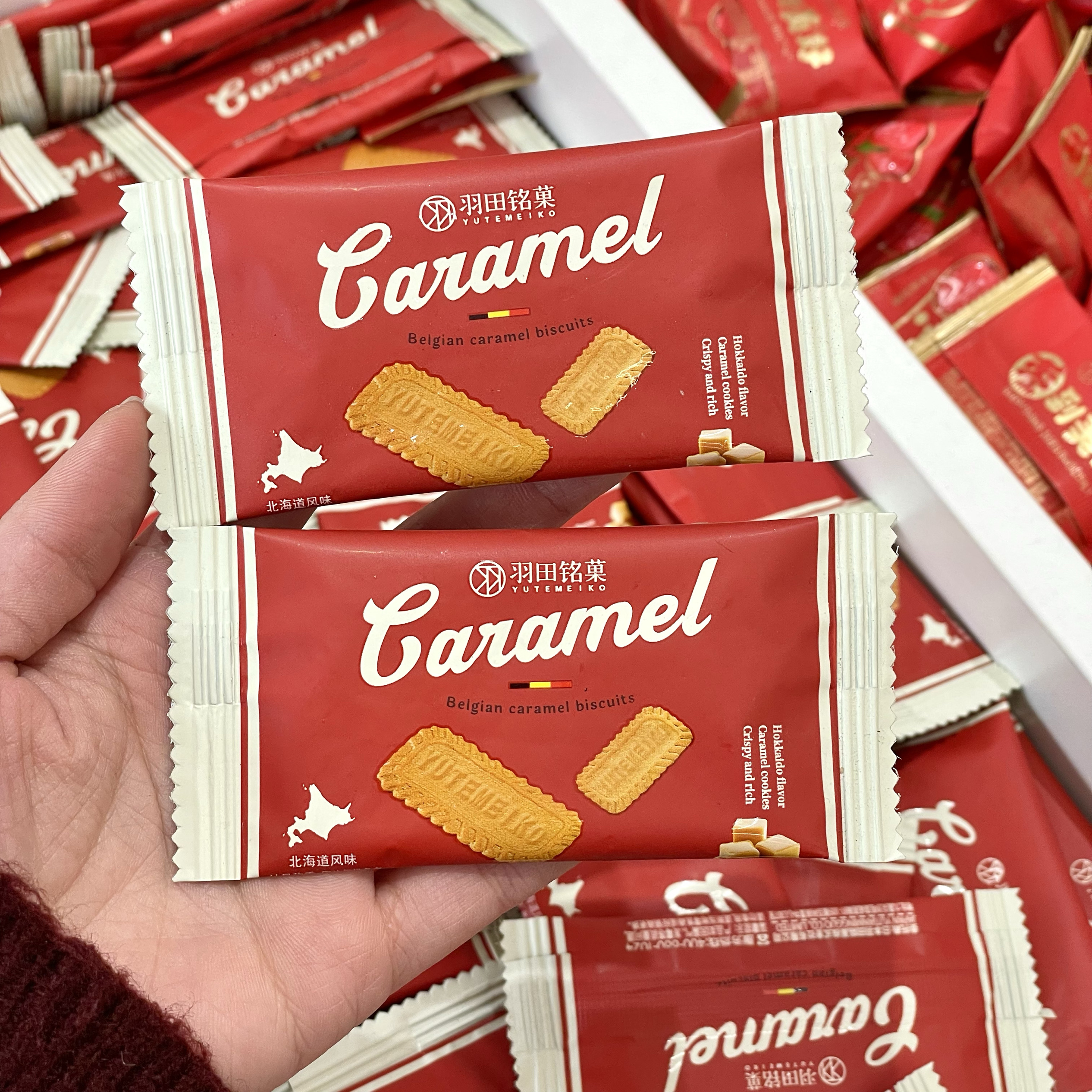 羽田铭菓焦糖饼干婚庆休闲零食