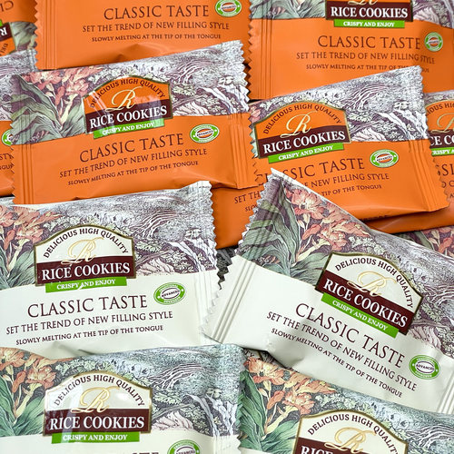 【巨好吃！】汇佳巧米脆片米饼海苔味蛋黄味大米饼干结婚宝宝喜饼
