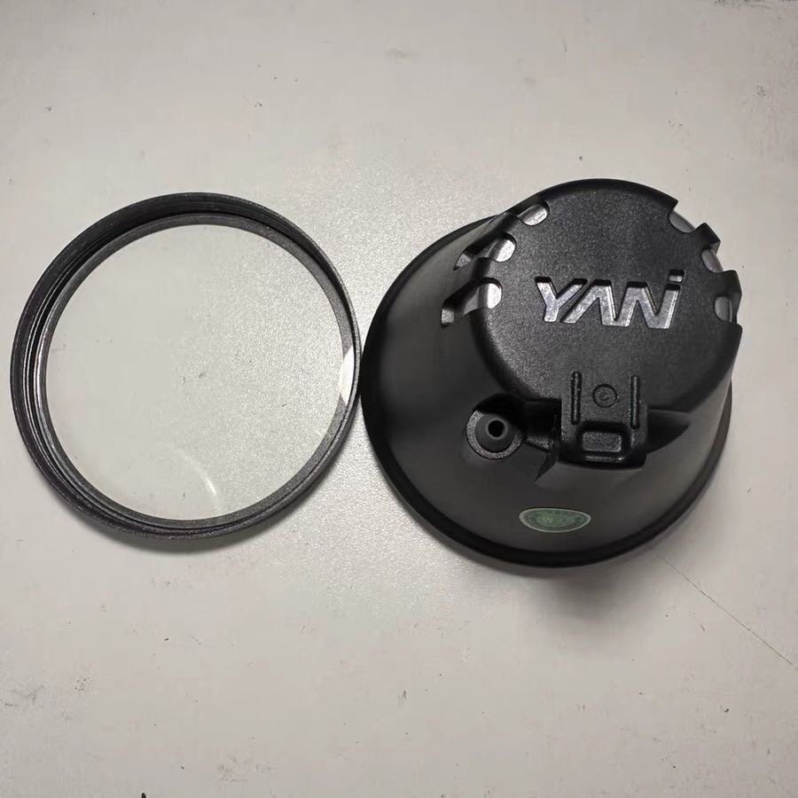 雅尼头灯YN760S强光S3手电灯罩外壳灯杯带玻璃壳子盒子直径9.5cm