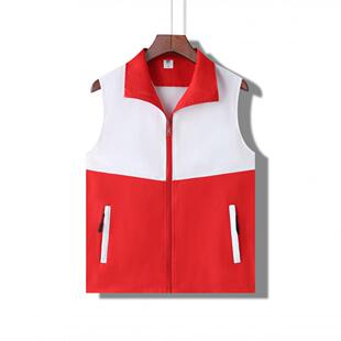拼色马甲定制印logo印字广东志愿者义工服工作服公益广告活动背心