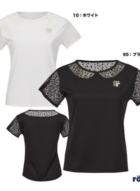 24年春秋新款日本正品Roche罗氏女士网球羽毛球服短袖T恤透气速干