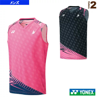 YONEX尤尼克斯男士 羽毛球服无袖 代购 21新日本正品 T恤大赛服日本制