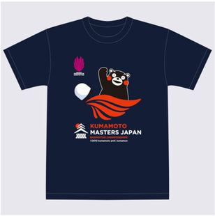 23年日本正品熊本熊男女通用羽毛球球服运动短袖文化衫透气速干