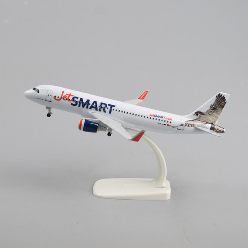 20cm智利捷聪航空合金A320仿真拼装客机模型飞机摆件礼物JetSmart
