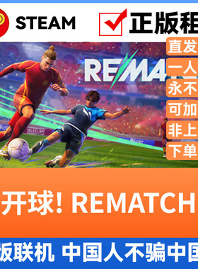 开球!REMATCH Steam游戏账号正版出租 账密直登 可正版多人联机