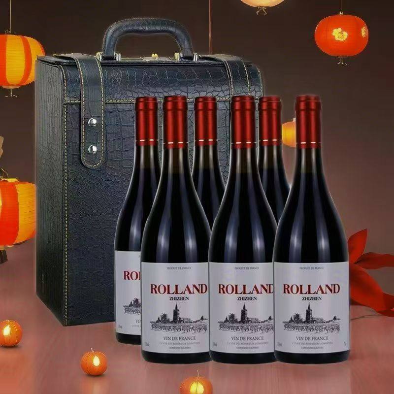 进口红酒整箱半甜葡萄酒6支礼盒装法国原瓶女士微醺睡眠礼物正品,酒类,干红静态葡萄酒,淘宝优惠券,粉丝福利购,淘宝优惠卷