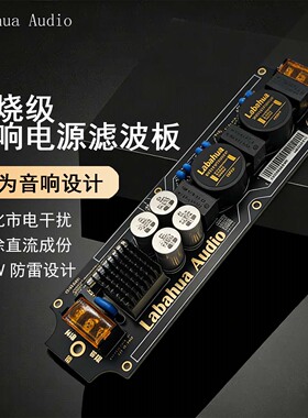 Labahua Audio大功率消直流音响电源滤波器发烧插排改善音质
