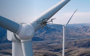 无人机开发自主识别风力发电扇叶巡检大疆无人机风电巡检二次开发