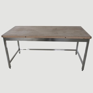 面点工作台案板菜板加厚商用学校食堂不锈钢双层抗菌免打孔加厚定