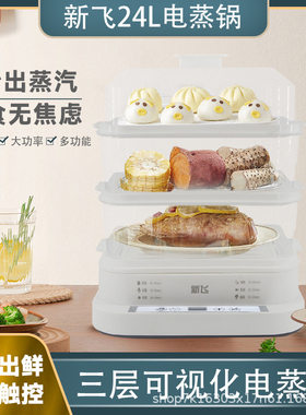 电蒸锅多功能加厚家用食品级三层
