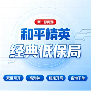 和平精英人机经典低保房人机房不包吃鸡安全上分刷KD淘汰分王牌
