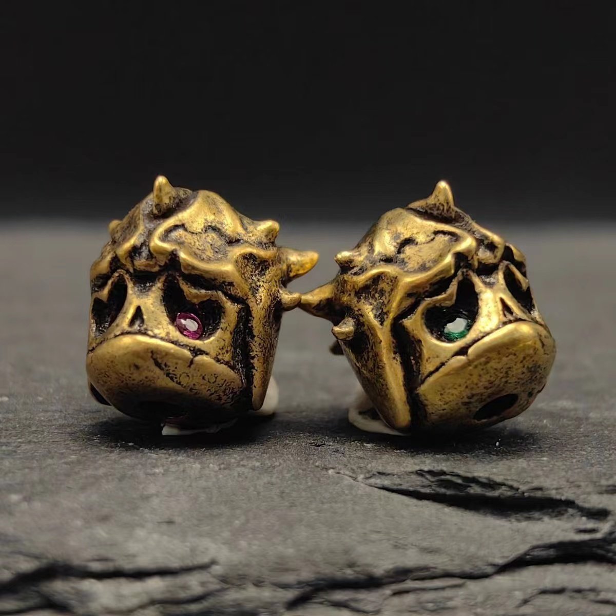 藏式黄铜阿呆隔珠散珠DIY配件珠