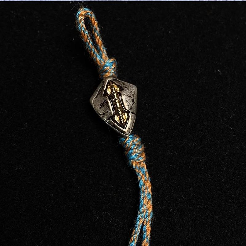 意大利工艺文玩金刚金银背云配件