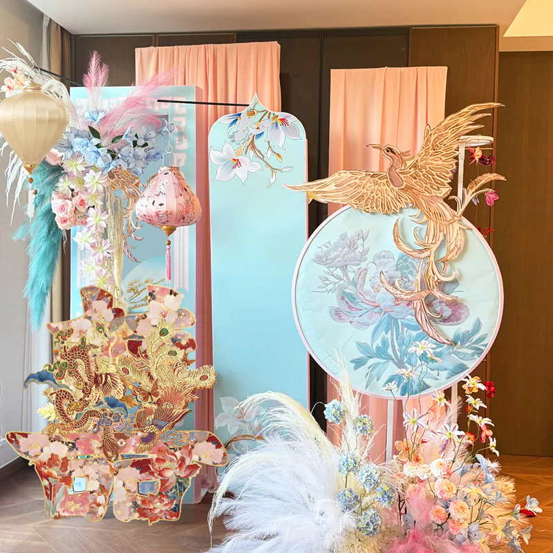 婚房布置套装婚礼装饰结婚男方女方卧室新房客厅喜字拉花房间全套