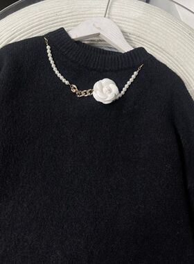 309275-3山茶花专柜同款加厚小香毛衣