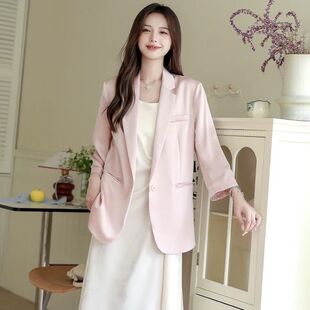 超级好看舒服~薄款西装外套2025夏季新款时尚高级504047-1