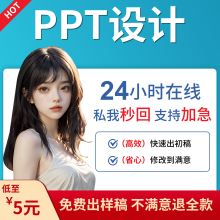 PPt代制作设计排版企业总结汇报美化修改幻灯路演课件做总结宣传