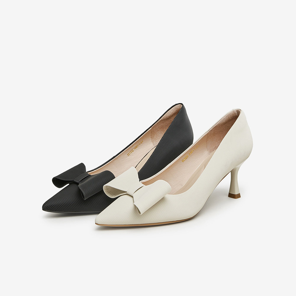 时尚简约细跟浅口单鞋